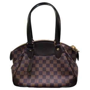 ルイ・ヴィトン LOUIS VUITTON ヴェローナPM N41117 ダミエ PVC/レザー トートバッグ レディース 中古