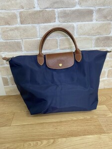 Longchamp ロンシャン トートバッグ　折りたたみ ネイビー 33796885