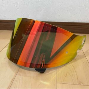 新品 SHOEI グラムスター対応 シールド ゴールドレッド CPB-1V互換