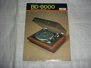 CEC　BD-6000のカタログ