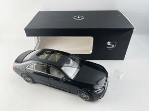 1円～ Norev Mercedes Benz AG Mercedesst 1/18 S-Klasse onyx black ベンツ ディーラー限定モデル モデルカー