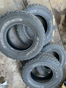 DUNLOP ダンロップ GRANDTREK グラントレックMT2 タイヤ4本セット LT 245/75R16 SJ30 JA11 JA12 JB23 JB64