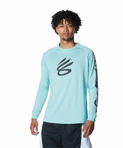 1525824-UNDER ARMOUR/カリー テック ロゴ ロングスリーブTシャツXL