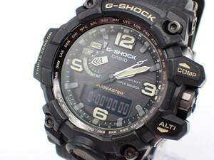 稼働品☆1円～☆CASIO カシオ ソーラー メンズ腕時計 G-SHOCK ジーショック GWG-1000 MUDMASTER マッドマスター 電波ソーラー/N101622