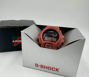 ◆CASIO カシオ G-SHOCK DW-6900 赤 メンズ腕時計 稼働品 クオーツ 箱付◆