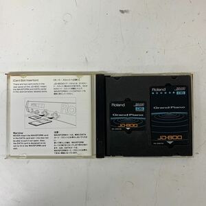 【A-4】 Roland JD-800 ROM CARD SET シンセサイザー Grand Piano JD-990 ロム 音源 サウンドライブラリー 動作品 1816-2