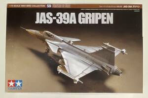 送料350円～ 希少 未組立品 タミヤ 1/72 ウォーバードコレクション No.59 JAS-39A グリペン スウェーデン空軍 エリア88 風間真 プラモデル