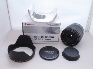 キヤノン Canon EF-Sマウント レンズ APS-C EF-S 15-85mm f3.5-5.6 IS USM