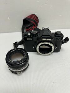 Nikon FM2 フィルム一眼レフカメラ　NIKKOR 50mm 1:1.4 レンズ付き　ボディ レンズ ニコン