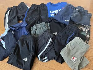 男の子ハーフパンツ、ジャージ、Tシャツブランド品　adidas、kappa、ユニクロ、COMME CA ISM チャンピオン110〜120 