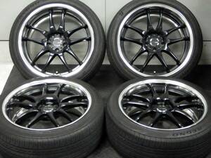 良好!! work ワーク EMOTION エモーション CR2P 19x8.5J+37 114.3-5h BS REGNO 225/45R19 4本セット JDM