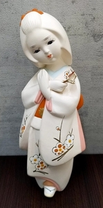 #15476 博多人形 日本人形 置物 陶器 伝統工芸 着物 縁起物