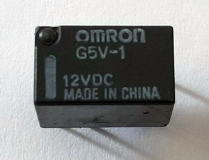 マイクロリレーG5V-1 12VDC 小型高感度1極信号用リレー6Pin SPDT Mini Signal Relay For PCB回路基板用