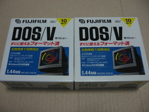 FUJIFILM 富士フイルム DOS/V用 フロッピーディスク 10枚x2=20枚 MF2HD DOS18（型番 MF2HDDV CK10P）