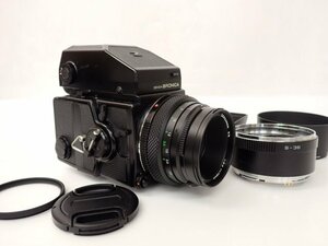 ZENZA BRONICA ゼンザブロニカ 中判フィルムカメラ ETR-Si AE-II ファインダー + レンズ ZENZANON EII 75mm F2.8 □ 6DB9A-2