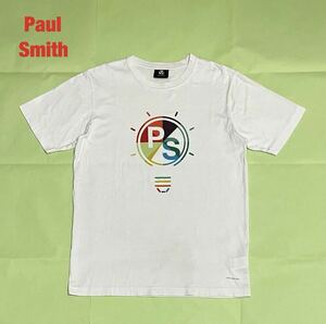 【人気】Paul Smith　ポールスミス　“PS LIGHTBULB” PRINT T-SHIRTS　半袖Tシャツ　電球　ユニセックス　ブランドロゴ　172535 011R