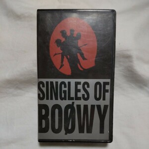 BOOWY VHSビデオ SINGLES OF BOOWY