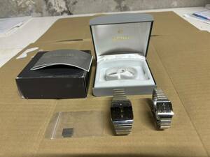 RADO DIASTAR 129.0266.3 204.0268.3 ペア　電池交換　簡易メンテナンス済み　正規品　ラドー　腕時計