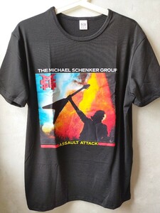 ♪マイケル・シェンカー・グループ THE MICHAEL SCHENKER GROUP Tシャツ 黙示録 ASSAULT ATTACK MSG グラハム・ボネット T shirt