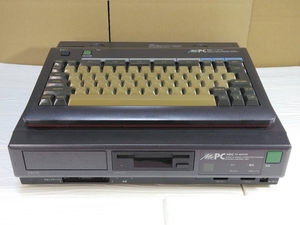 レトロPC NEC PC-6601SR メタリックブラック 本体＋キーボード Mr.PC