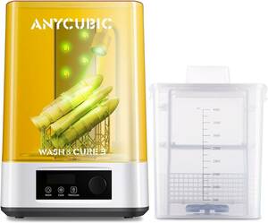 ANYCUBIC Wash & Cure 3 洗浄硬化機 3dプリンター 洗浄用 IPA節約 容量拡大 全面硬化 強力洗浄 操作便