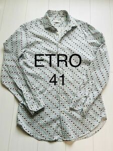 ETRO エトロ メンズ ドレスシャツ 41 美品 長袖シャツ