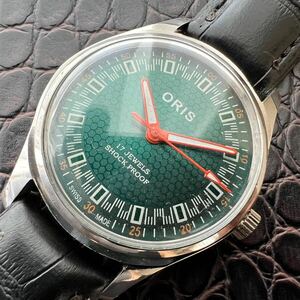 【お値下げ歓迎】オリス ORIS ビンテージ 機械式 手巻き ウォッチ 腕時計 メンズ 中古 アンティーク 動作良好 ディズニー ミッキー NO.754