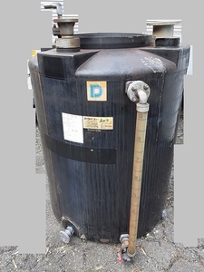 水タンク　貯水タンク　1000L　山口県　円筒　ポリ　蓋無し　*SH7