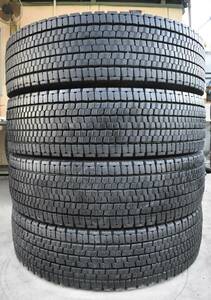 送料無料 11R22.5 BRIDGESTONE W999 16PR 2022~2023 年製 4本セット 残り溝11.5mm～15.5mm