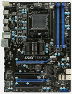 MSI 970A-G43 Socket AM3 AMD 970 DDR3 DIMM USB3.0 ATX Motherboard 