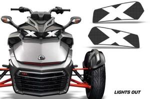 AMR Racing ヘッドライト アイ デカール LO Can-Am Spyder F3-S