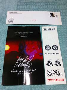 即決 氷室京介 FC KING SWING特典 2009 バースデーカード＆ステッカー 