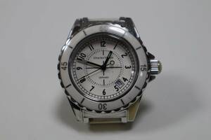 J1306 Y L Charles Vogele シャルル ホーゲル CV-7843 白文字盤 メンズ腕時計