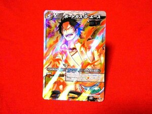 ミラクルバトルカードダス　ONEPIECEワンピース　キラカードトレカ　エース　SR01/03