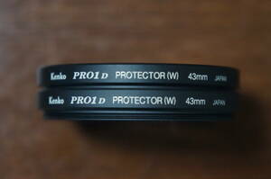 [43mm] Kenko PRO1D PROTECTOR(W) 保護フィルター 980円/枚