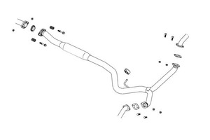 FUJITSUBO フジツボ センターパイプ A-S レガシィツーリングワゴン DBA-BR9 H21.5～H25.5 EJ25 2.5 ターボ ※個人宅不可