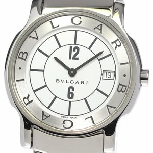 ブルガリ BVLGARI ST35S ソロテンポ デイト クォーツ メンズ _802863