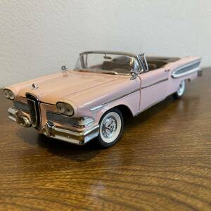 (AD) FRANKLIN MINT フランクリンミント 1/24 EDSEL エドセル CITATION サイテーション 1958 ピンク USED Junk