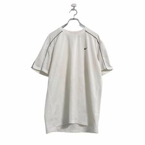 NIKE 半袖 ロゴ Tシャツ L ホワイト ナイキ ワンポイントロゴ スポーツ 古着卸 アメリカ仕入 a506-6368
