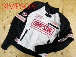 ★シンプソン SIMPSON★メンズ メッシュライディングジャケット デタッチャブルデザイン★R60519002A