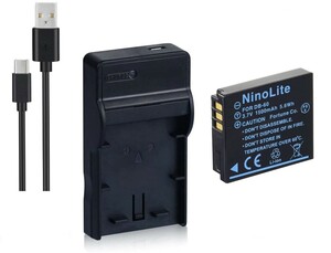 セットDC68 対応USB充電器 と RICOH DB-60 互換バッテリー