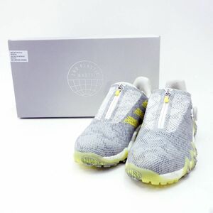 116 adidas/アディダス END PLASTIC WASTEW CODECHAOS 22 BOA GX3940 25cm ホワイト イエロー レディース ゴルフシューズ ※中古