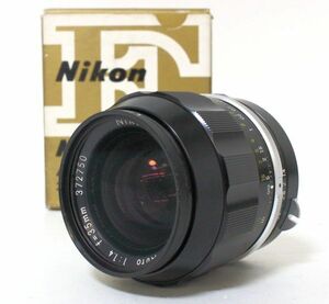 ◇ Nikon レンズ NIKKOR-N・C Auto 35mm F1.4 ◇MHD13729　広角 ニコン
