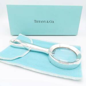 【送料無料】極希少 美品 Tiffany&Co. ティファニー パドバ マグニファイング グラス SV925 虫眼鏡 拡大鏡 シルバー エルサペレッティ MK1