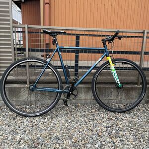 【最終出品】CINELLI チネリ ピスト シングルスピード TUTTO PLUS トゥット プラス クリスタルブルー XL 完成車 ロードバイク クロスバイク