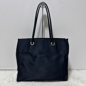 1円 YVES SAINT LAURENT YSL ロゴ ヴィンテージ キルティング 肩掛けトートバッグ ナイロン あ4可能　仕事