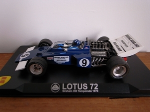 1/32 VANQUISH MG LOTUS 72 G.HILL Temporada /1970