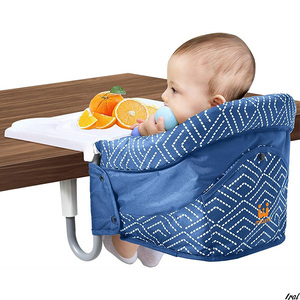 テーブルチェア ディナー 赤ちゃん 5点式安全ベルト 6ヶ月 家庭/外食/旅行用プレート付きベビー 食事 テーブル