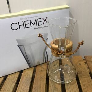 美品 CHEMEX ケメックス コーヒードリッパー フィルター付き！