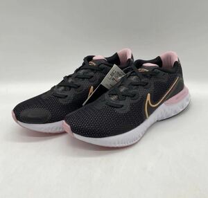 【23.5cm】新品 NIKE WMNS RENEW RUN BLACK ナイキ ウィメンズ リニュー ラン ブラック 箱無し (CK6360-001) 2224